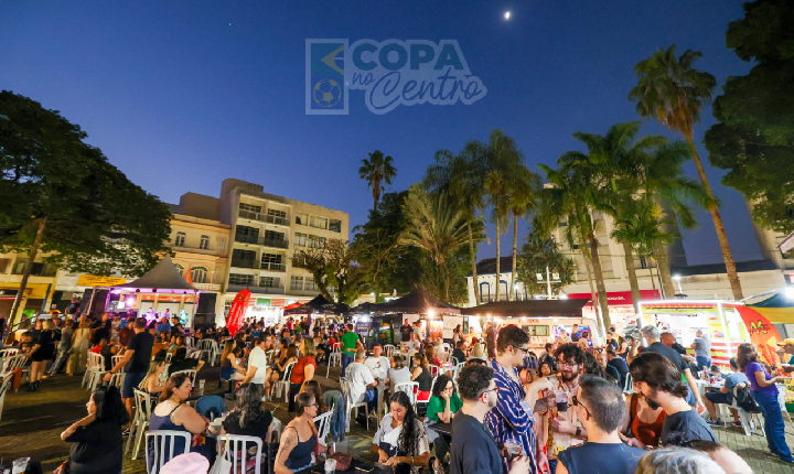 Copa no Centro: Praça da Matriz terá transmissão dos jogos do Brasil em Jundiaí