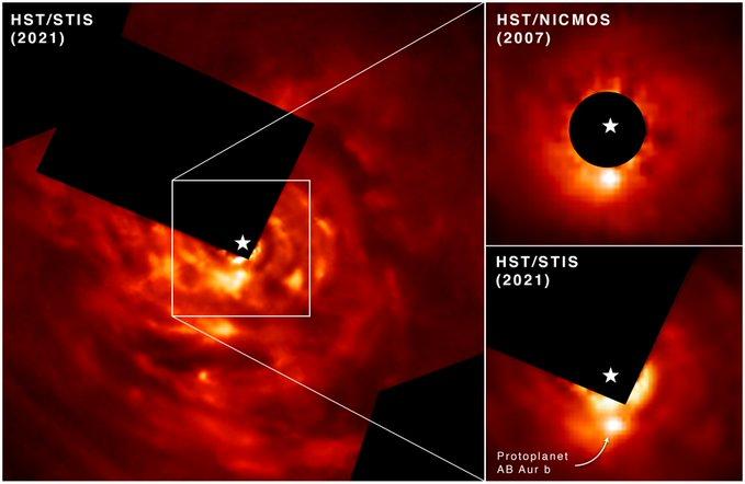 Cientistas descobrem planeta gigante ainda “no útero”.