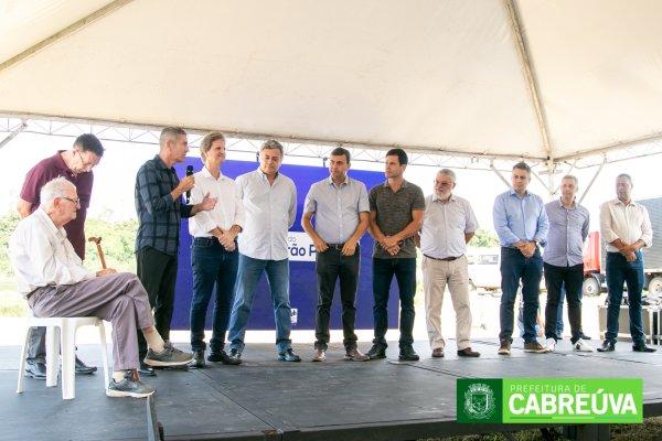 Visita às futuras instalações da Barragem do Ribeirão Piraí