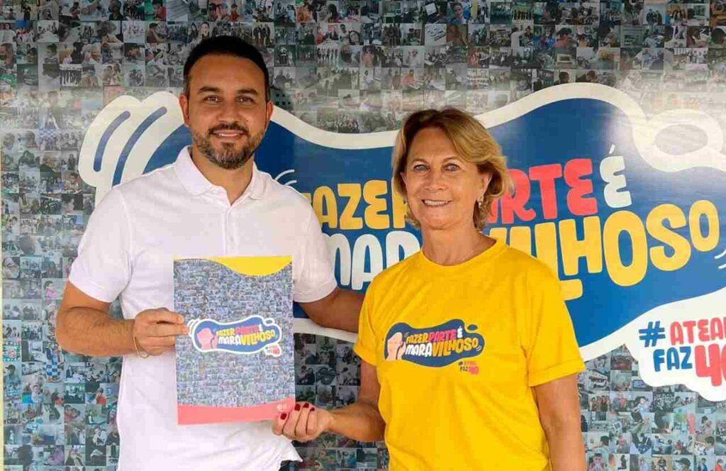 Grande parceiro da Ateal o Deputado Alexandre Pereira parabeniza seus 40 anos