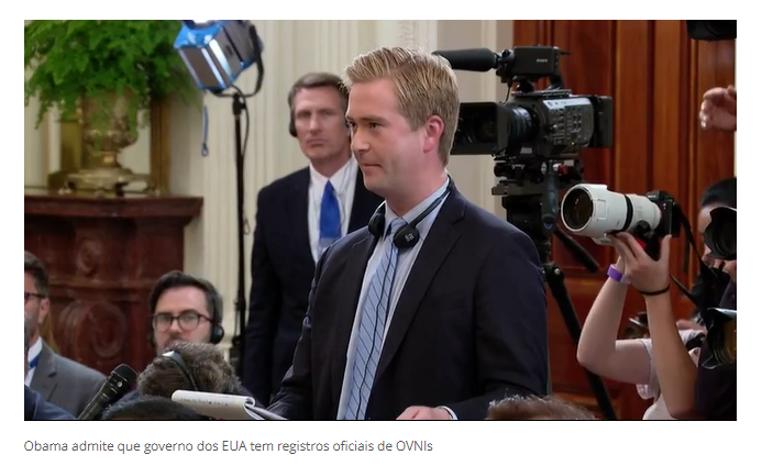 Obama admite que governo dos EUA tem registros oficiais de OVNIs