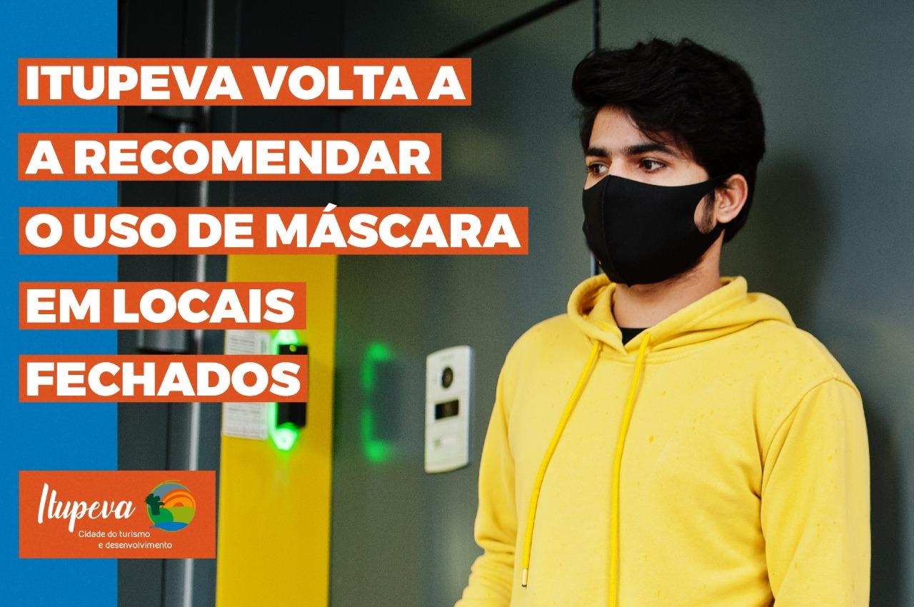 Comitê Técnico de Enfrentamento à Covid recomenda uso de máscara em locais fechados