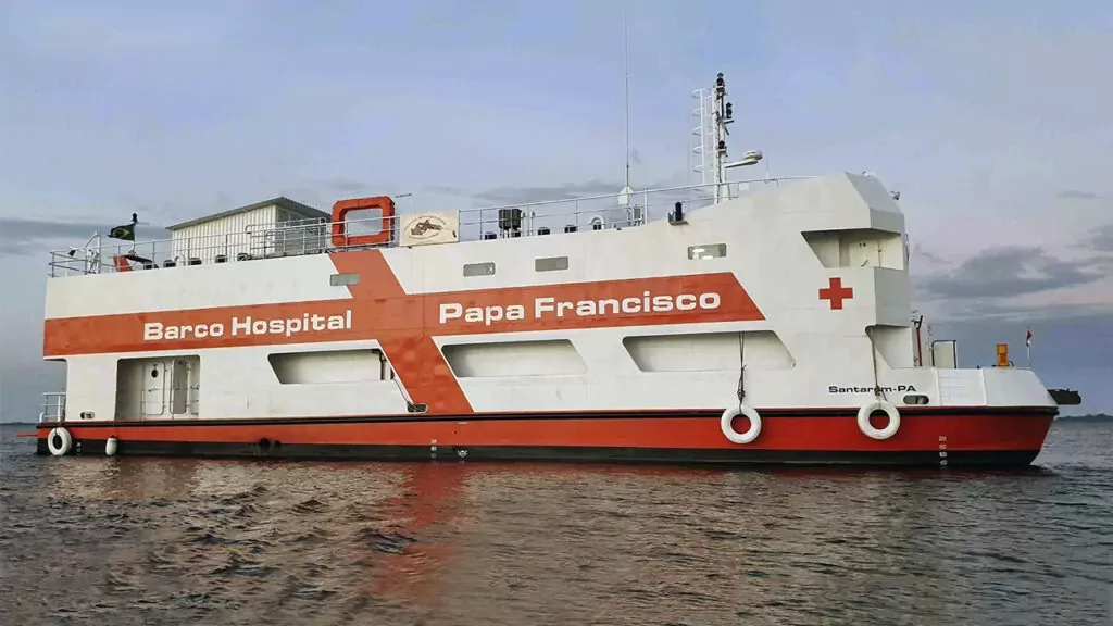 Governador Helder Barbalho anuncia volta do Barco Hospital Papa Francisco em 17 municípios