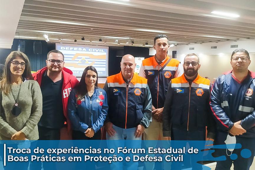 Itupeva marca presença no I Fórum Estadual de Boas Práticas em Proteção e Defesa Civil