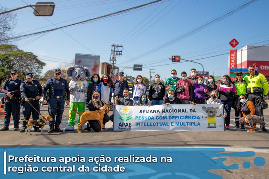 APAE promove ação alusiva à Semana Nacional da Pessoa com Deficiência Intelectual e Múltipla