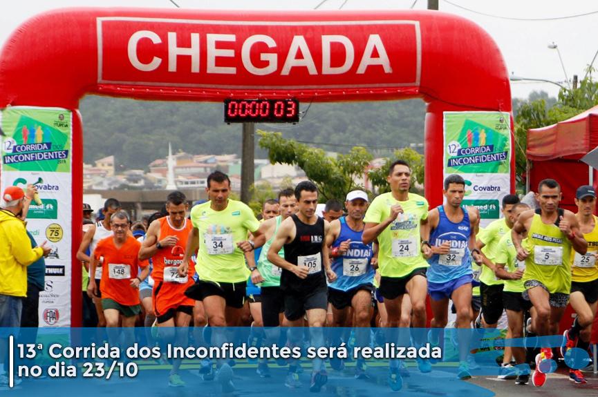 Itupeva tem inscrições abertas até dia 20 de outubro para a ‘Corrida dos Inconfidentes 2022’