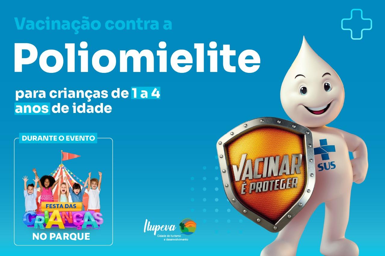 “Vacina da gotinha” é a mais nova atração da ‘Festa das Crianças’