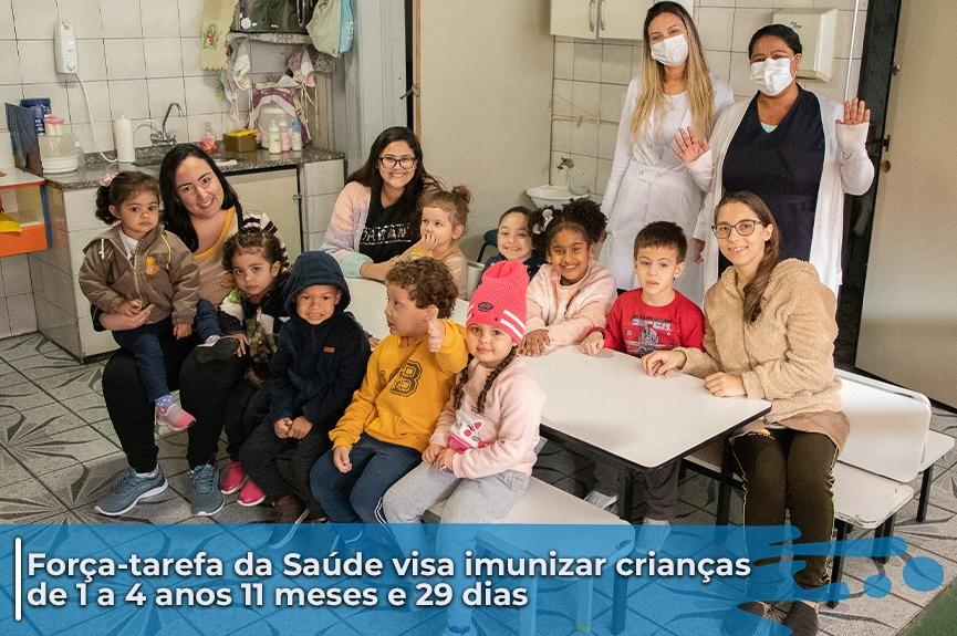 Campanha contra a poliomielite acontece nas escolas e creches municipais e particulares