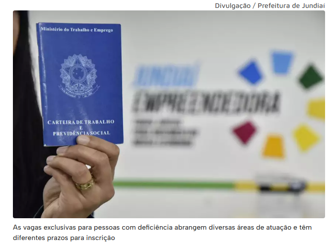 Jundiaí Empreendedora tem mais de 180 vagas abertas para PCDs