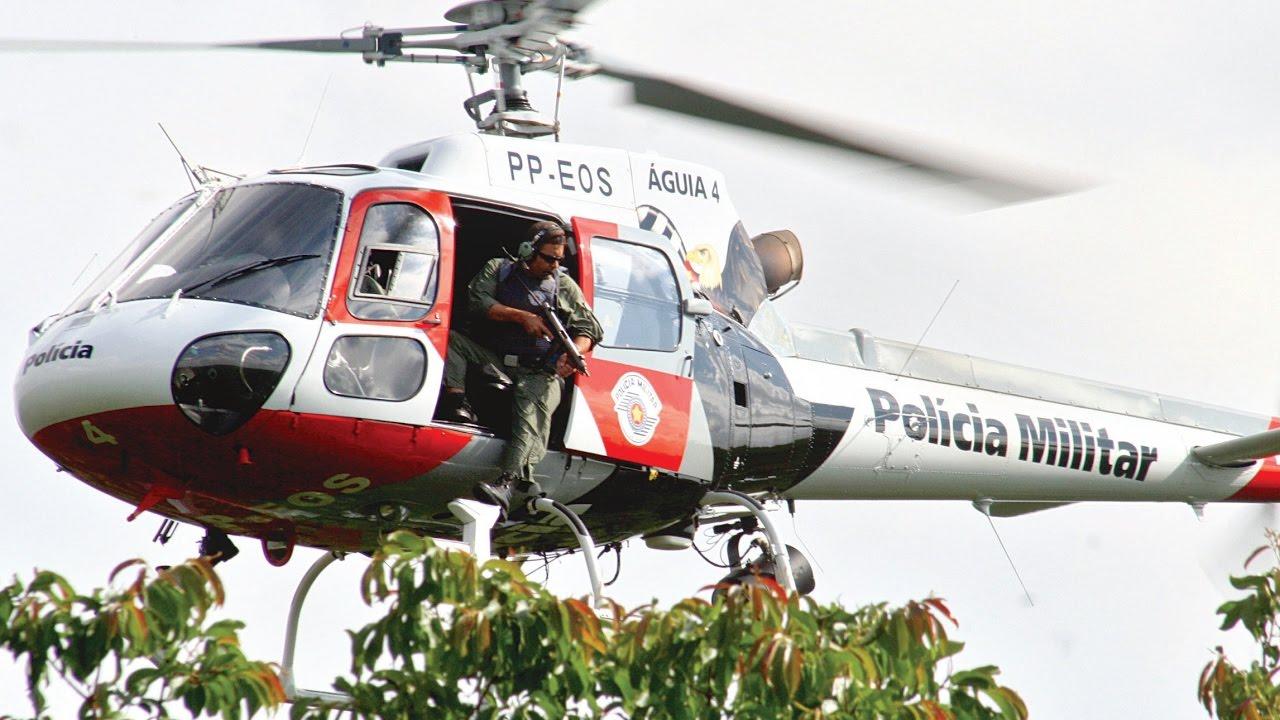 Águia da Polícia Militar de Campinas prestou apoio à PM de Jundiaí