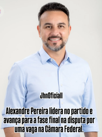  NA RETA FINAL NA DISPUTA POR UMA VAGA EM BRASILIA, ALEXANDRE SE DESTACA NO PARTIDO